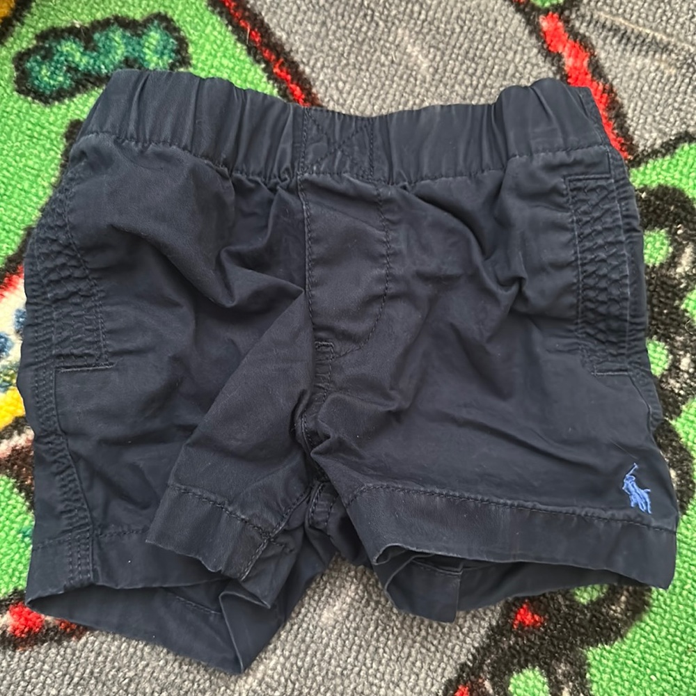 9M baby shorts - Polo Navy Blue